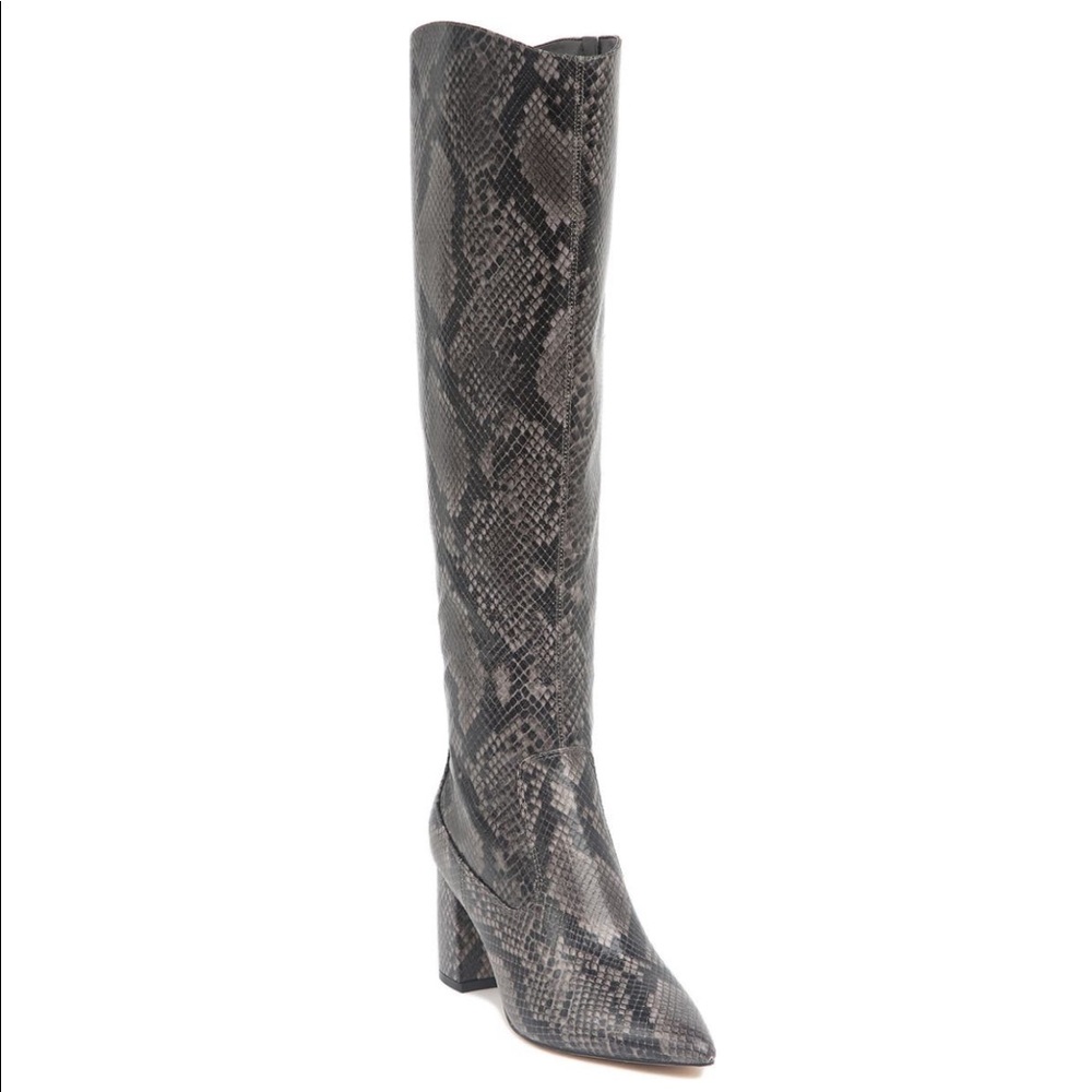 Marc Fisher Snake Print Tall Boots | Size 6 | NWT
